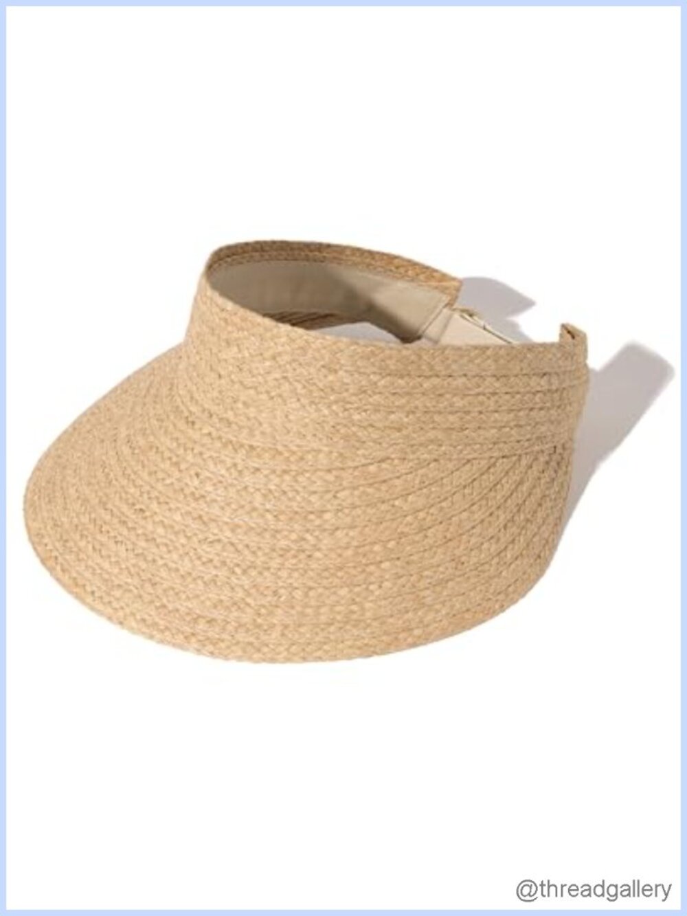 Wide Brim Straw Sun Visor Hat Foldable Roll Up Ponytail Beach Hat UPF80+